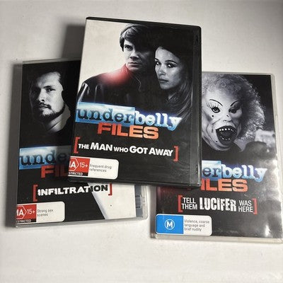 Underbelly Files - Infiltration, The Man Who Got Away, Lucifer Was Here (DVD)