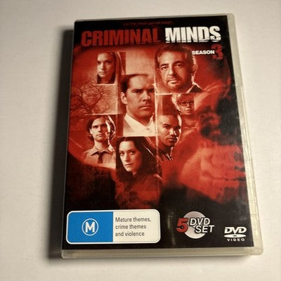 Criminal Minds : Season 3 (DVD, 2005) Region 4