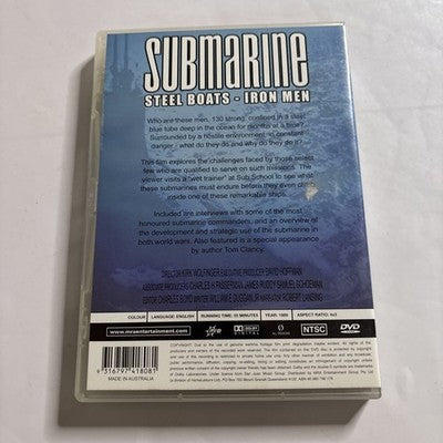 Submarine - Steel Boats - Iron Men (DVD, 2004) All Regions