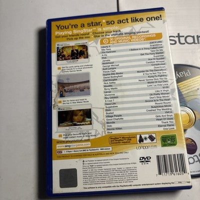 SingStar - SONY PlayStation 2 Complete with Manual PAL