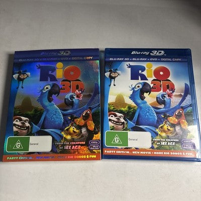 Rio In 3D (Blu-ray 3D + DVD, 2011) 	Anne Hathaway, Jamie Foxx Region B