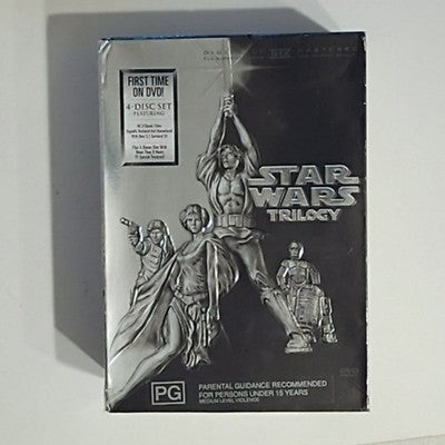Star Wars IV, V, VI Trilogy Collection (DVD, 1977, 4-Disc) Region 4