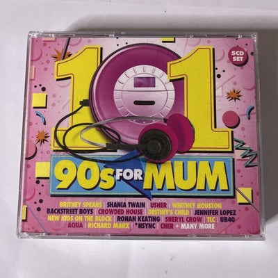 Various – 101 90s For Mum (CD, 2017, 5-Disc) Australia 5377132