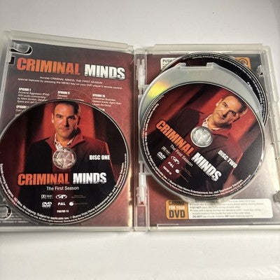 Criminal Minds : Season 1 (DVD, 2005) Region 4