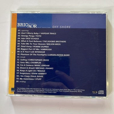 Various – Brio Presents AOR Best Selection Off Shore (CD, 2002) Japan Obi