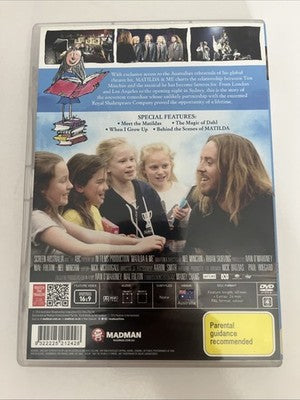 Matilda & Me (DVD, 2015) Tim Minchin Region 4