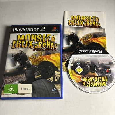 Monster Trux Arenas Special Edition Sony Playstation 2 PS2 PAL Manual