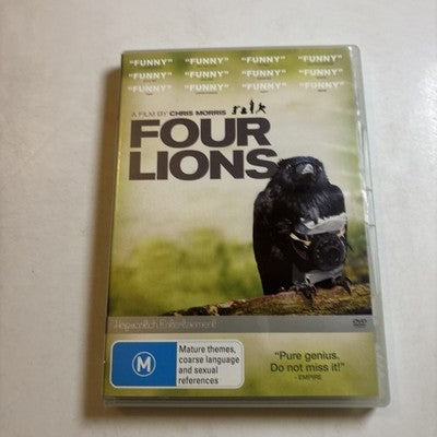 Four Lions (DVD, 2010) Will Adamsdale, Riz Ahmed, Adeel Akhtar Region 4
