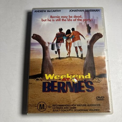 Weekend at Bernie's (DVD, 1989) Andrew Mccarthy, Jonathan Silverman Region 4 NEW