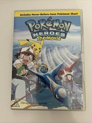Pokemon Heroes : The Movie (DVD, 2003) Anime Region 4