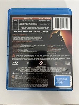 Batman Begins (Blu-ray, 2005) Christian Bale, Gary Oldman Region B