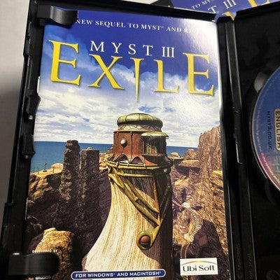 Myst III : Exile  PC/Mac 4-Disc CDROM With Manual