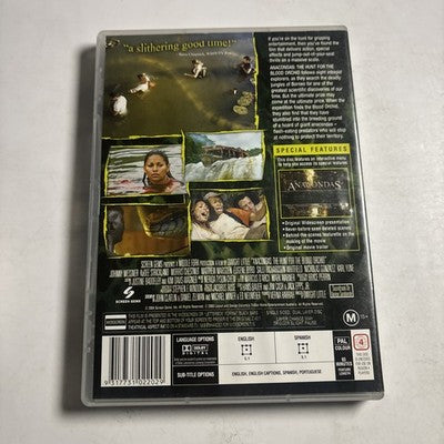Anacondas - The Hunt for the Blood Orchid (DVD, 2004) Region 4