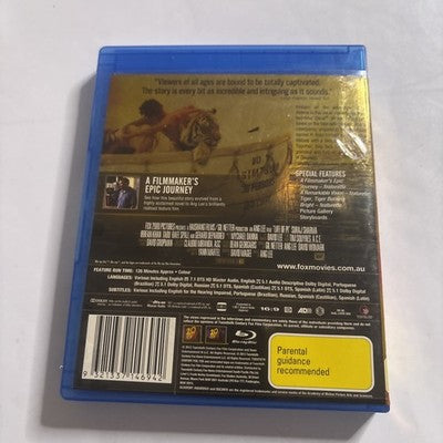 Life of Pi (Blu-ray, 2012) Gerard Depardieu, Ayan Khan Region B