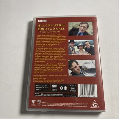 All Creatures Great and Small : Series 2 : Vol 1 (DVD, 1978) Region 4 NEW