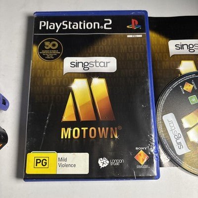 Singstar Motown Sony PlayStation 2 PS2 - Complete With Manual PAL