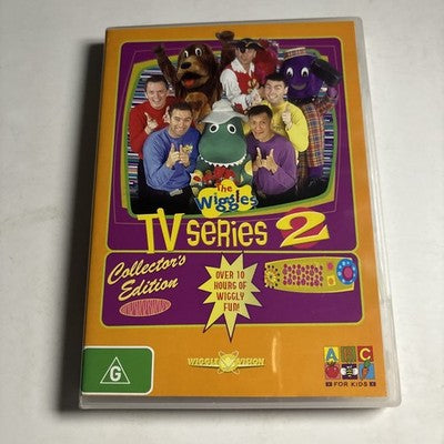 The Wiggles - Wiggly TV - Series 2 (DVD) Region 4 *Missing 1-Disc*