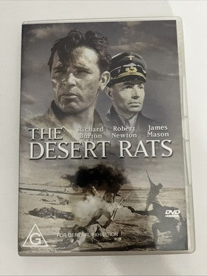 The Desert Rats (DVD, 1953) James Mason, Richard Burton Region 4