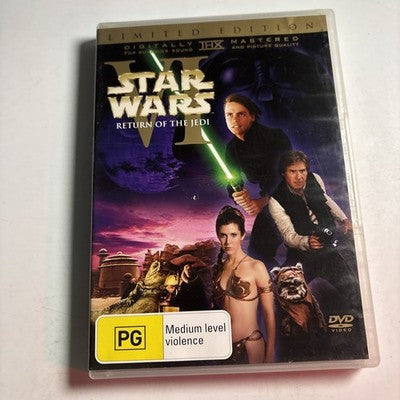 Star Wars Episode VI: Return of the Jedi (Limited Edition, DVD, 1983) Region 4