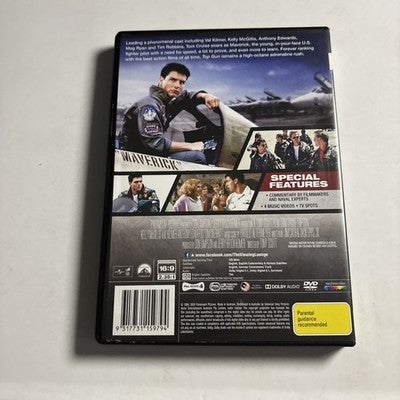 Top Gun (DVD, 1986) Tom Cruise Region 4