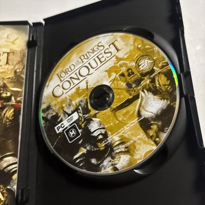 Lord of the Rings Conquest PC DVD-ROM 2009 With Manual