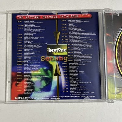 Chris Hinze – Senang (CD, 1996) Netherlands KYT 794 CD