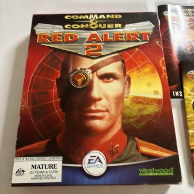 Command & Conquer Red Alert 2 PC Box *Box Only - No Disc Game*