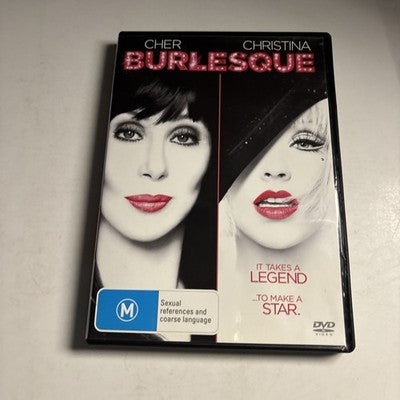 Burlesque (DVD, 2010) Christina Aguilera, Cher Region 4