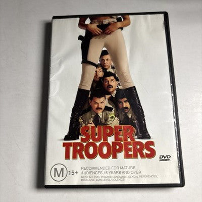 Super Troopers (DVD, 2001) Kevin Heffernan, Paul Soter, Erik Stolhanske Region 4