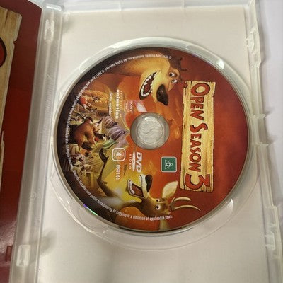 Open Season 3 (DVD, 2010) Animated Movie Region 4