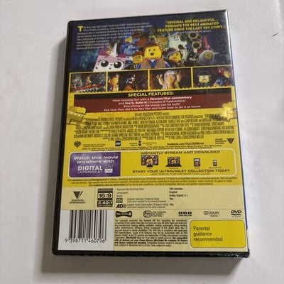 The Lego Movie (DVD, 2014) Region 4 *New Sealed*