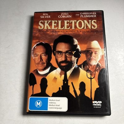 Skeletons (DVD, 1997) Ron Silver, James Coburn, Christopher Plummer Region 4