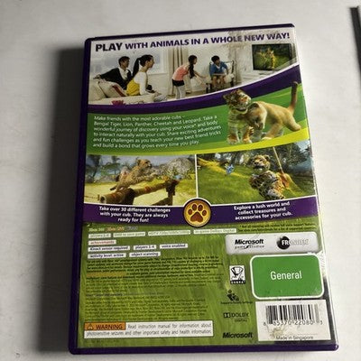 Kinectimals Microsoft Xbox 360 Game *Complete* (PAL)