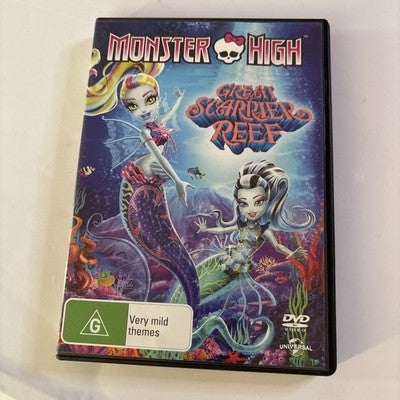 Monster High - Great Scarrier Reef (DVD, 2015) Region 4,2