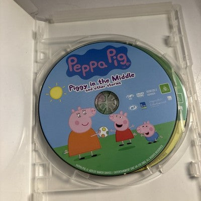 Peppa Pig - Piggy Back Pack / Piggy In The Middle (DVD, 2004) Region 4