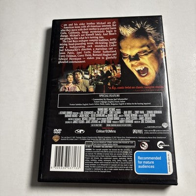 The Lost Boys (Special Edition, DVD, 1987) Cory Feldman, Cory Haim Region 4 NEW
