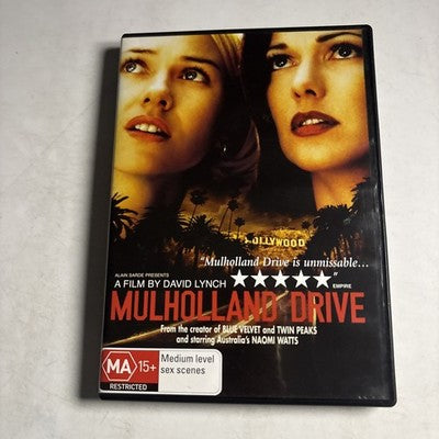 Mulholland Drive (DVD, 2001) Billy Ray Cyrus, Naomi Watts Region 4 NEW