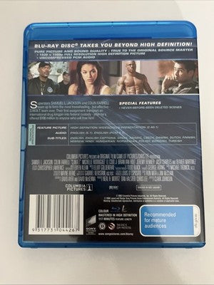 SWAT (Blu-ray, 2003) Colin Farrell, Jeremy Renner, Samuel L. Jackson Region B