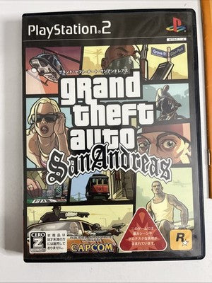 Grand Theft Auto: San Andreas 2007 PS2 Sony PlayStation NTSC-J Japanese Complete