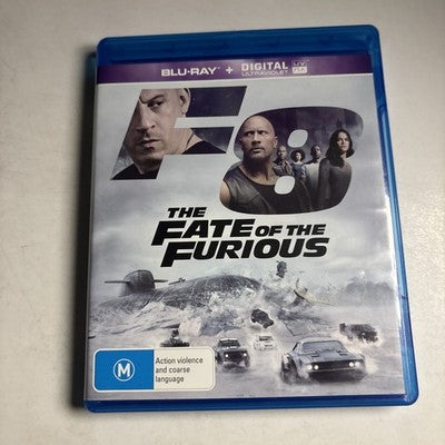 The Fate of the Furious 8 (Blu-ray, 2017) Dwayne Johnson, All Regions