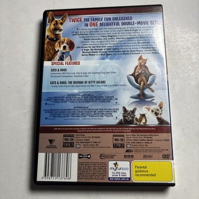 Cats & Dogs / Cats & Dogs - The Revenge of Kitty Galore (DVD, 2010) Region 4 NEW