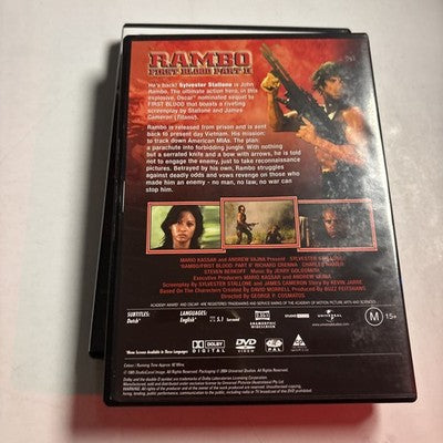 The Rambo Trilogy (DVD, 1988, 3-Disc) Sylvester Stallone Region 4