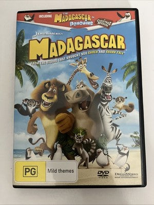 Madagascar (DVD, 2005) Dreamworks Animated Film Region 4 &2