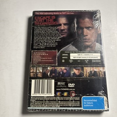 Prison Break : Season 1 (DVD, 2005) Region 4 *New Sealed*