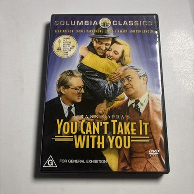 You Can't Take It with You (DVD, 1938) Jimmy Stewart Region 4
