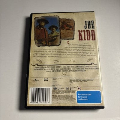 Joe Kidd (DVD, 1972) Clint Eastwood Region 4,2 NEW