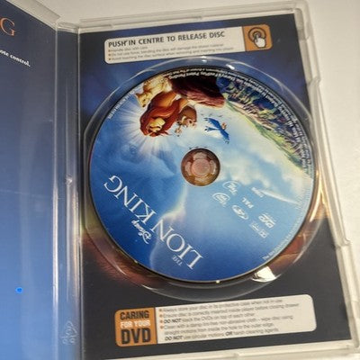 The Lion King (Special Edition, DVD, 1994) Region 4