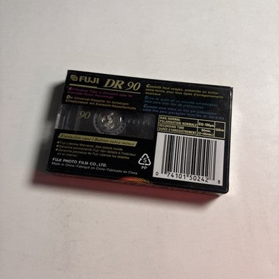 Fuji DR 90 Blank Audio Cassette - Factory Sealed - Brand New