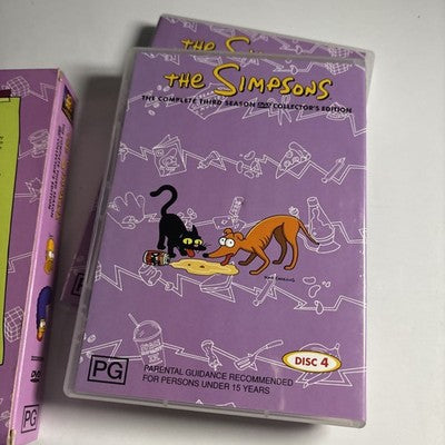 The Simpsons : Season 3 (DVD, 1991) Region 4