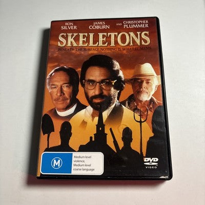 Skeletons (DVD, 1997) Ron Silver, James Coburn, Christopher Plummer Region 4